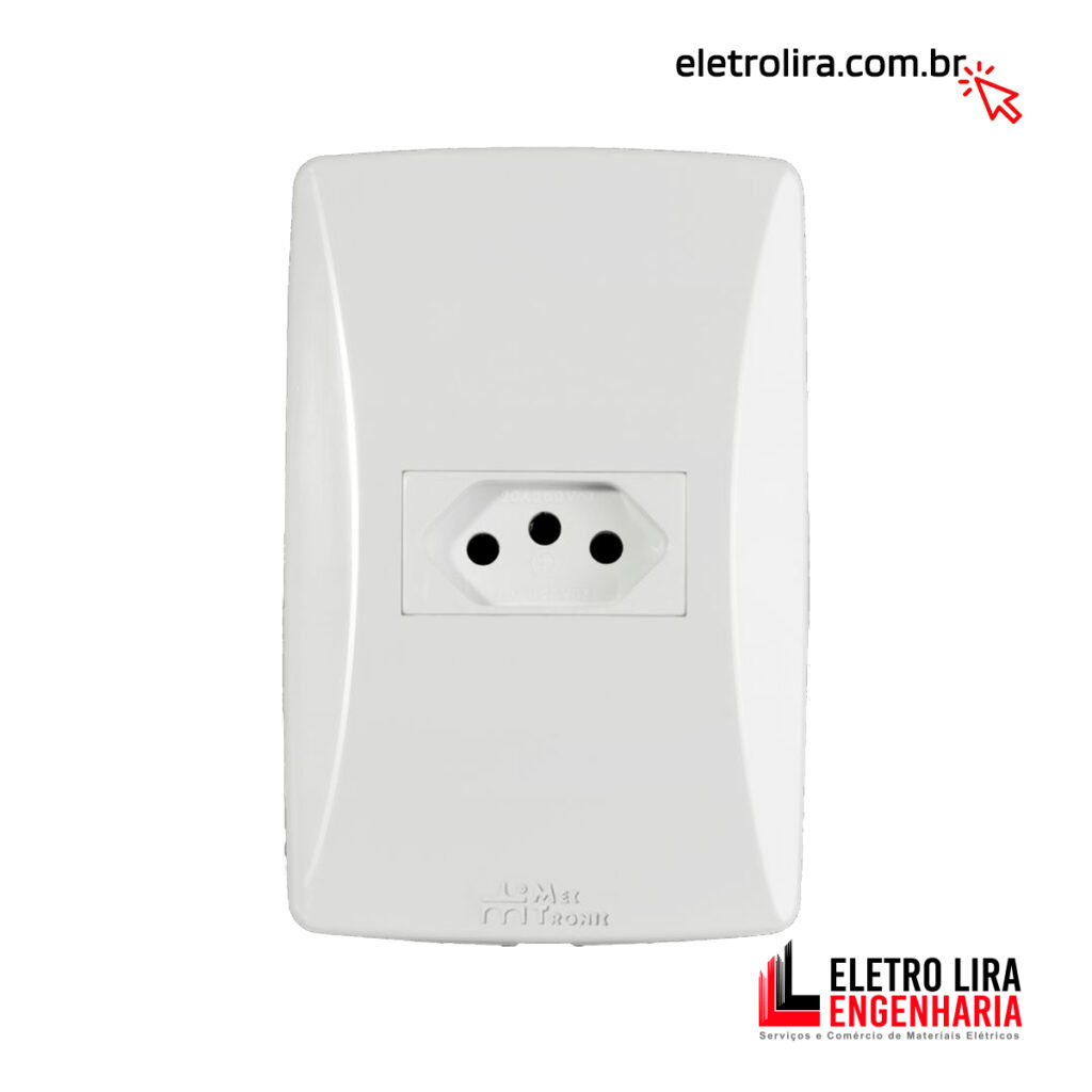 Tomada de Embutir 20a - Eletro Lira Materiais Elétricos